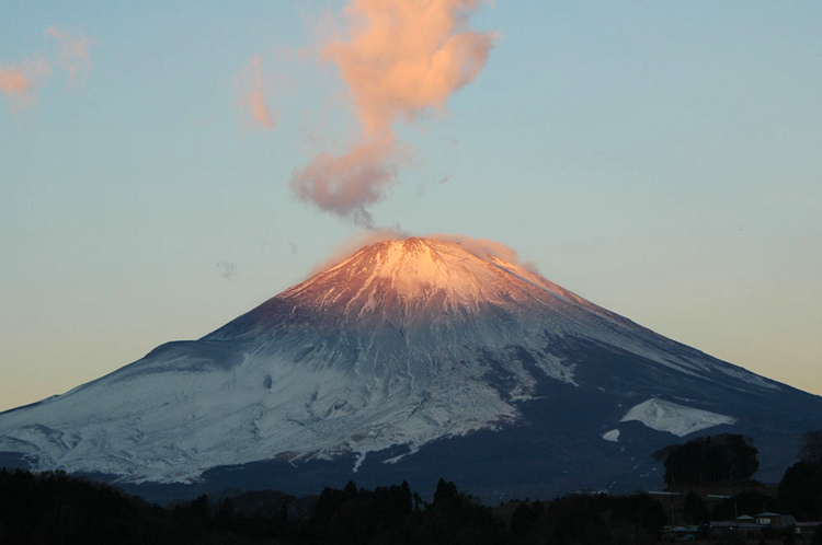 Действующие вулканы в японии